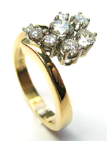 Nancy Diamond Cluster Ring