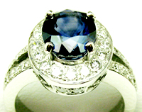 Katy Sapphire Diamond Ring