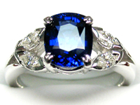 Audrey Sapphire Diamond Ring